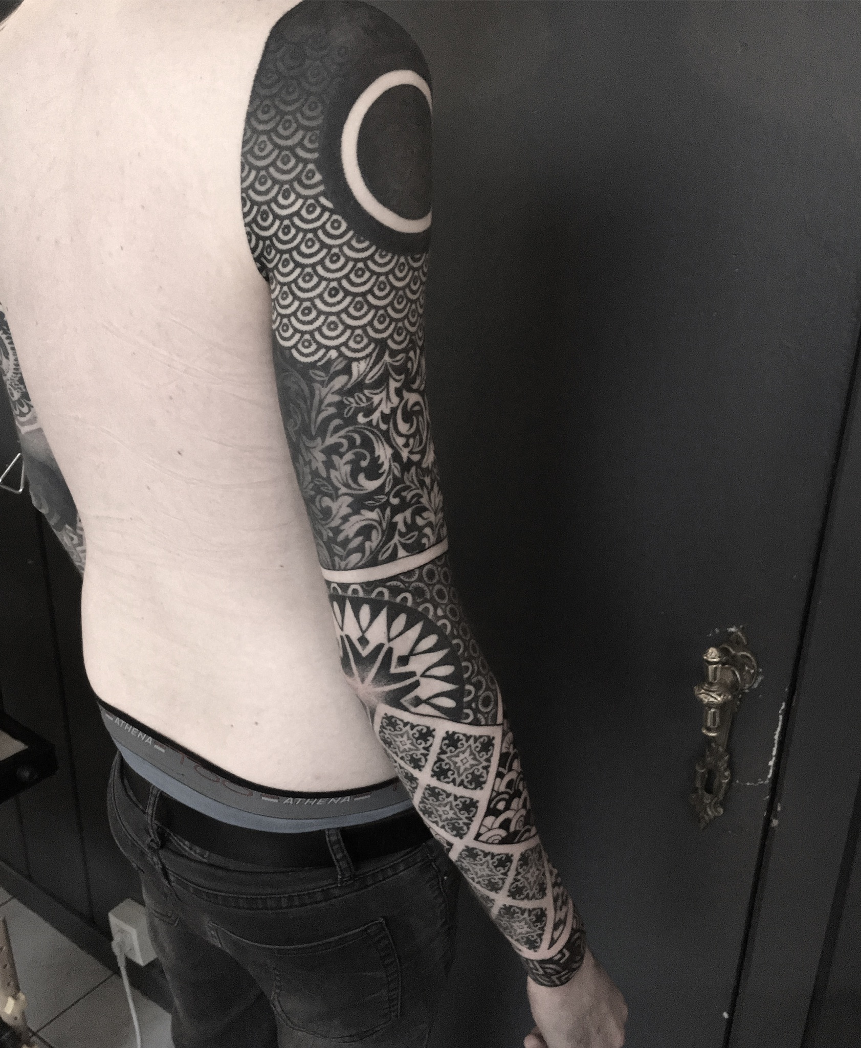 Geometric tattoo portfolio image 29