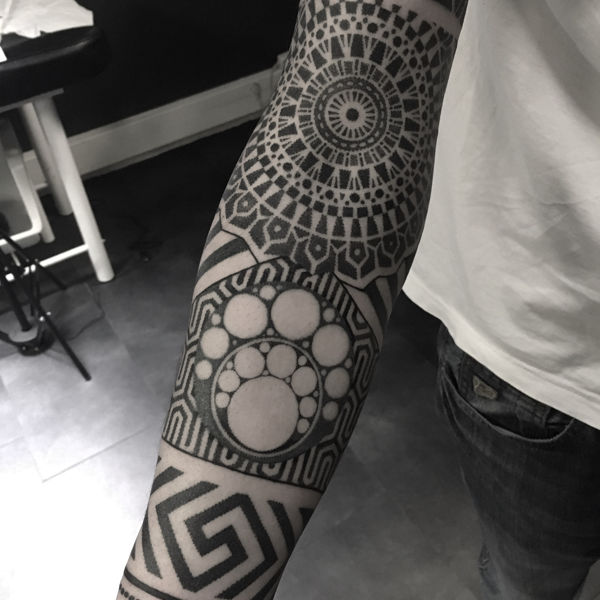 Geometric tattoo portfolio image 30