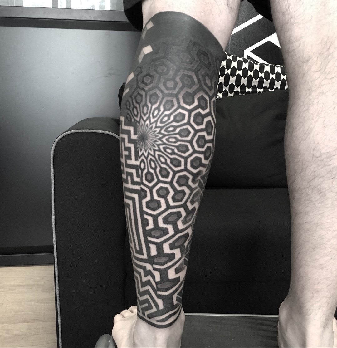 Geometric tattoo portfolio image 32