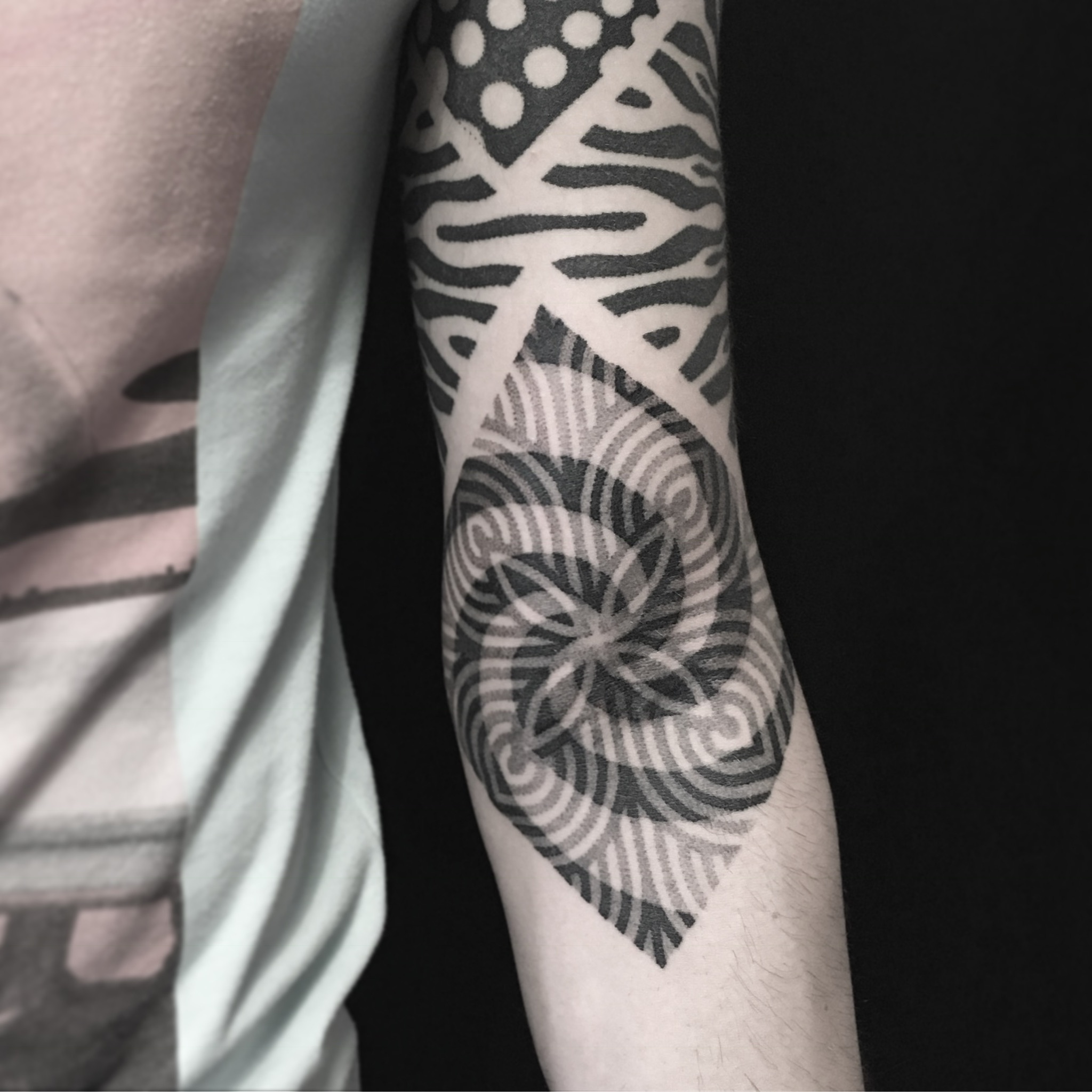 Geometric tattoo portfolio image 35
