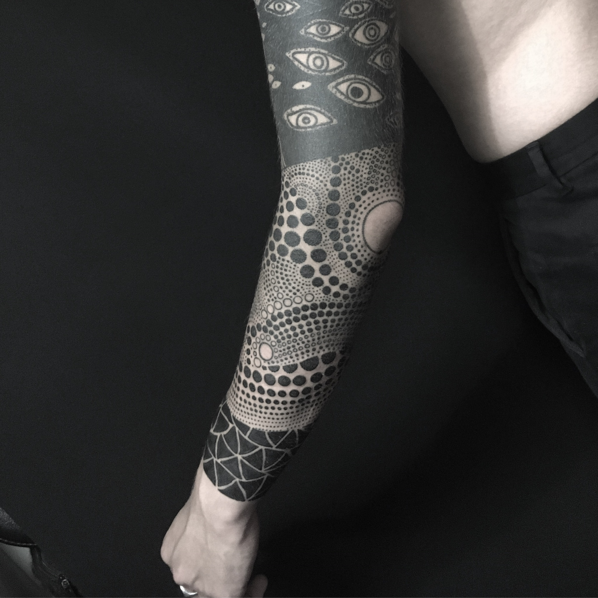 Geometric tattoo portfolio image 36