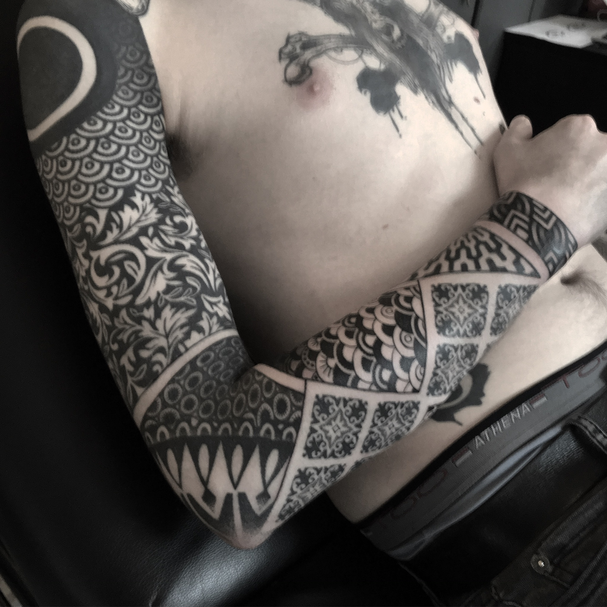 Geometric tattoo portfolio image 39