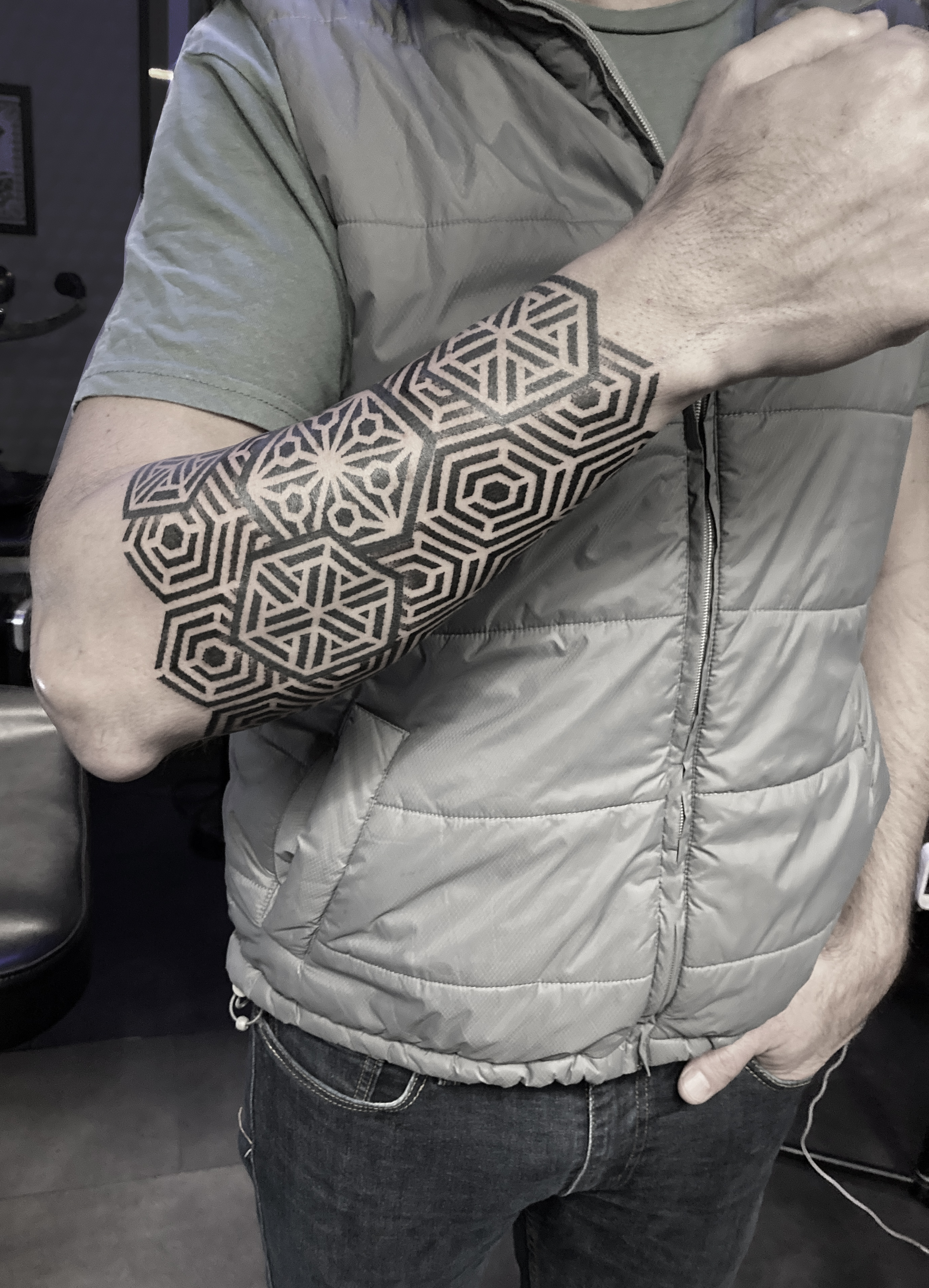 Geometric tattoo portfolio image 48