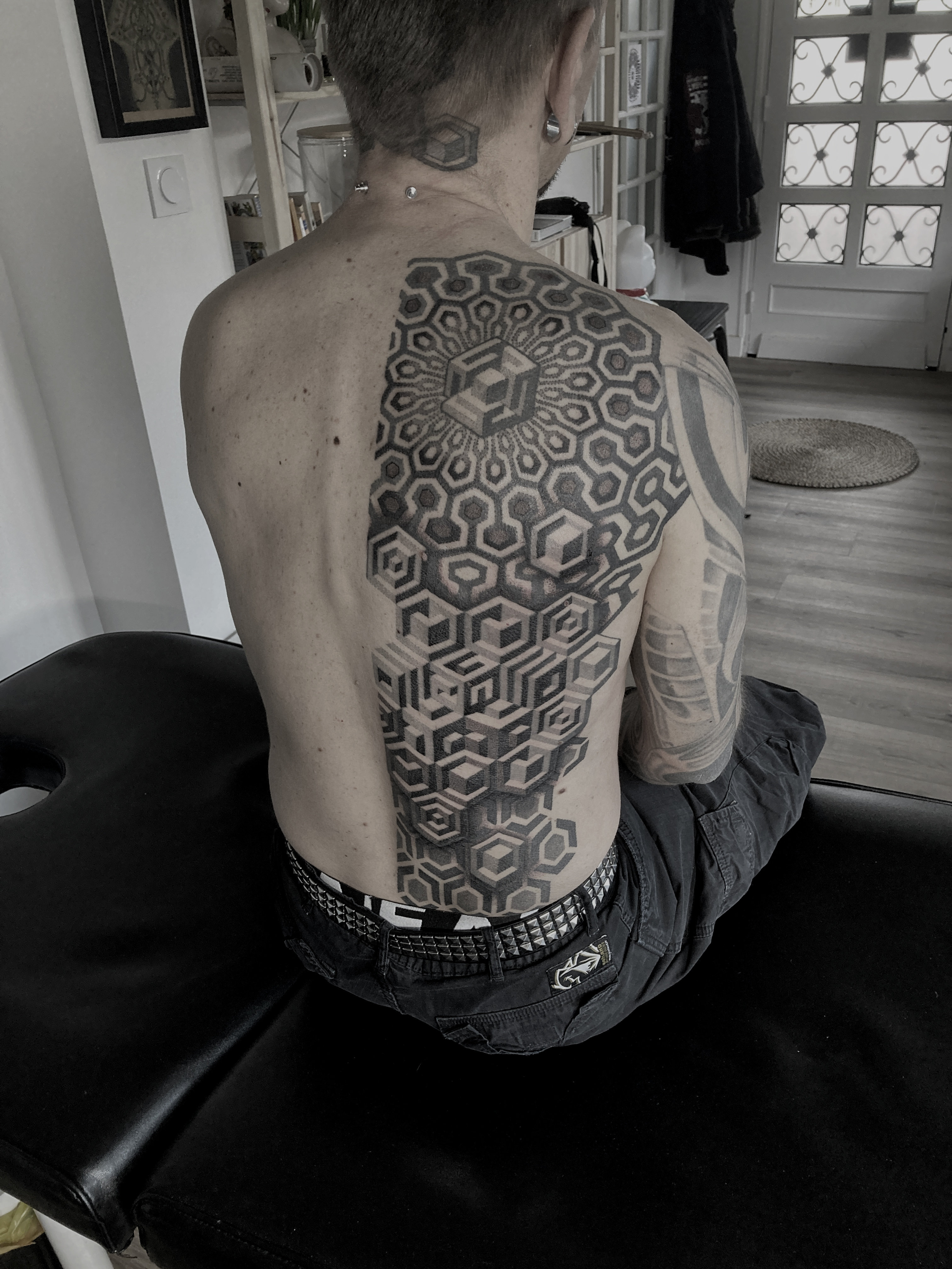 Geometric tattoo portfolio image 50