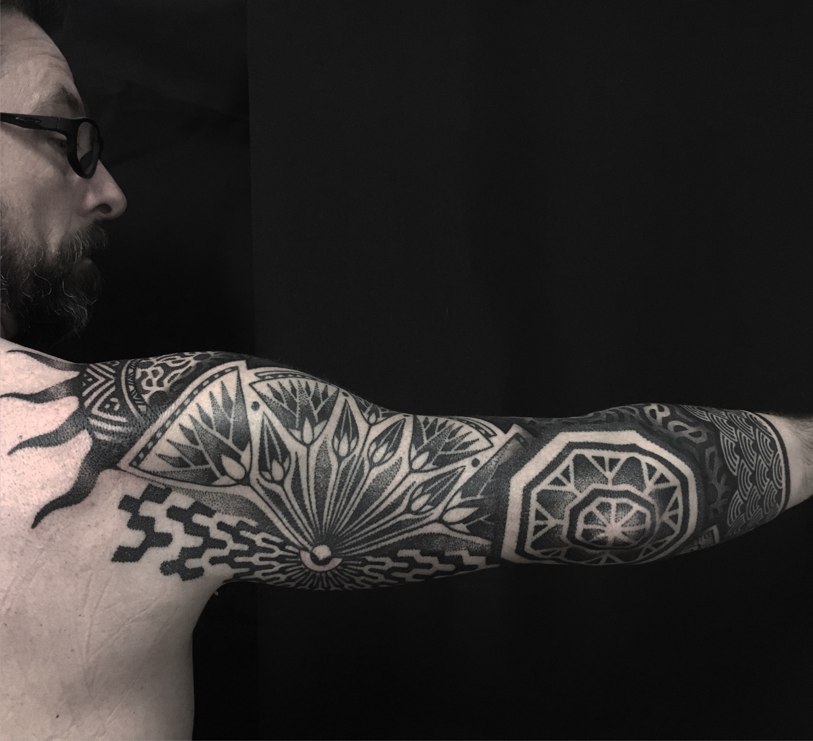 Geometric tattoo portfolio image 51