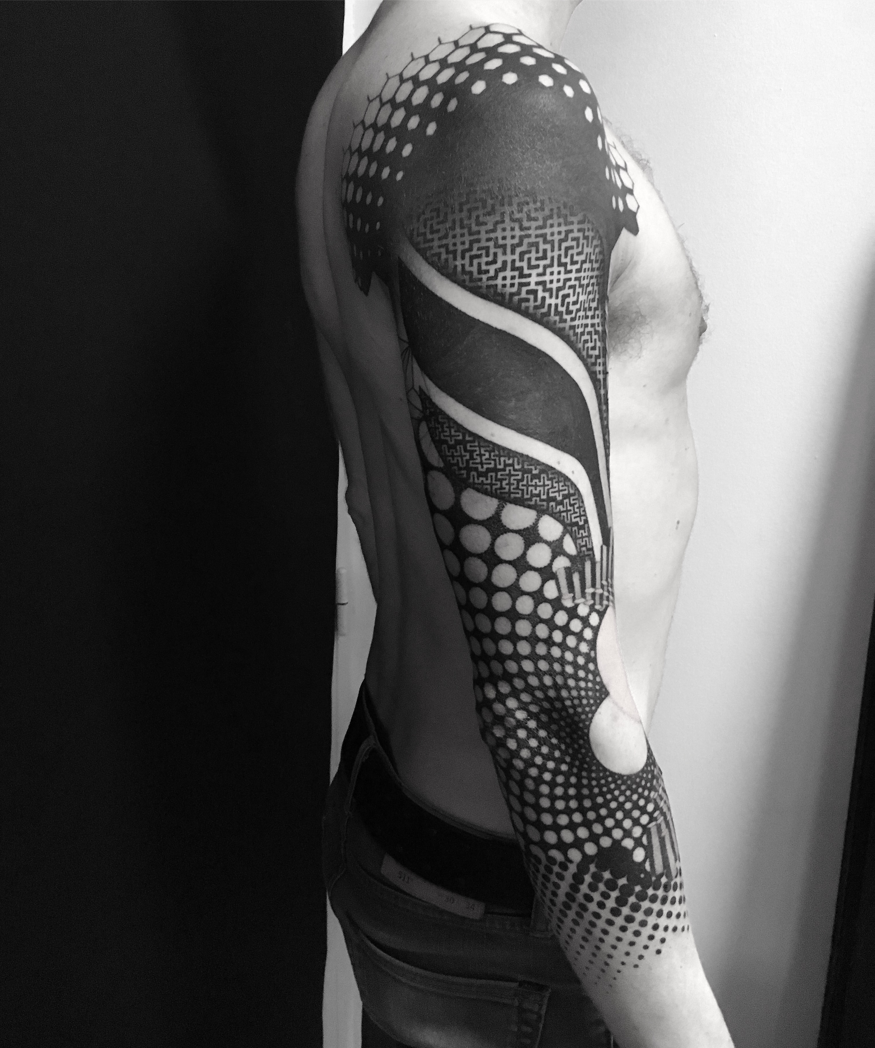 Geometric tattoo portfolio image 53