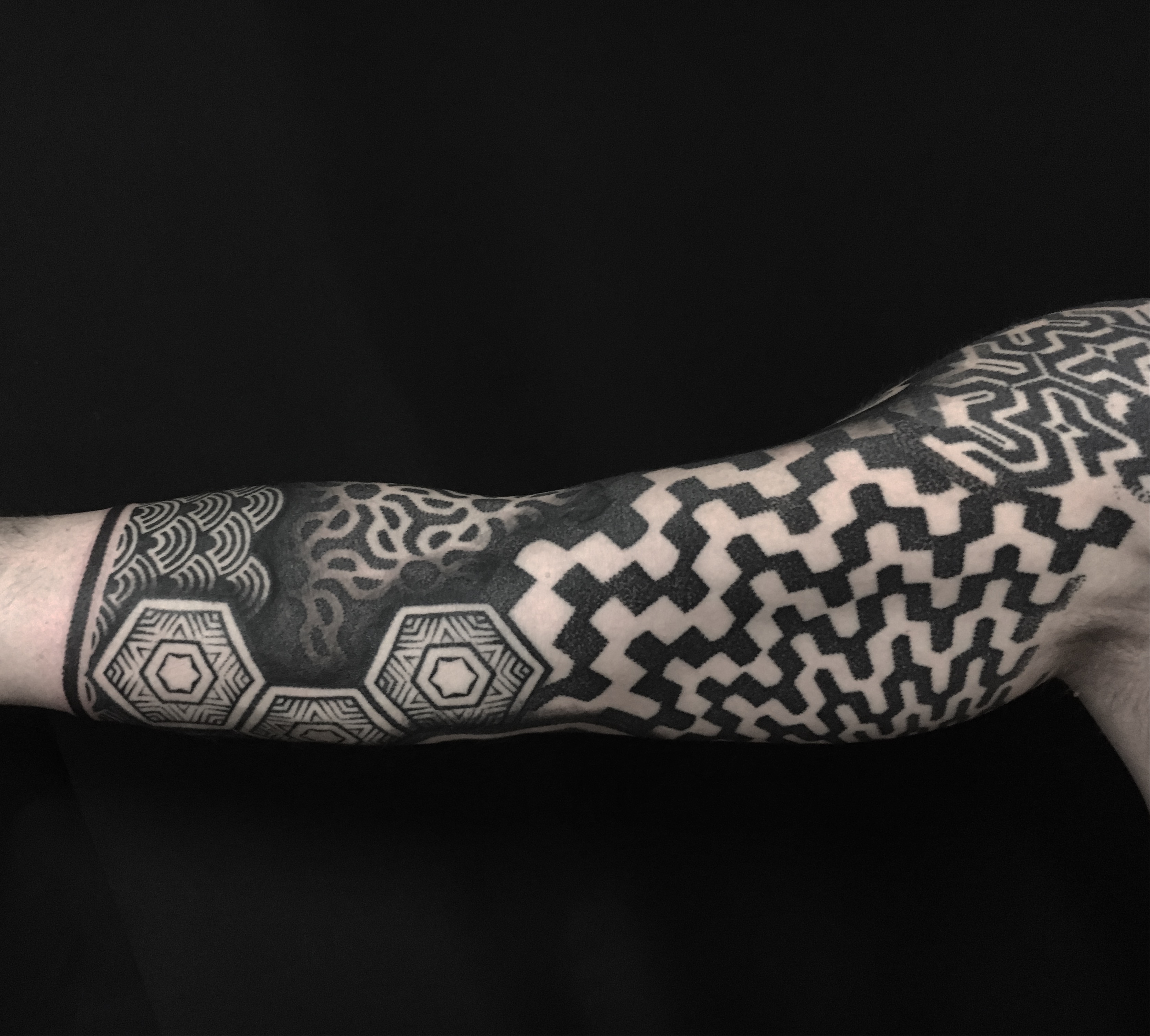 Geometric tattoo portfolio image 54