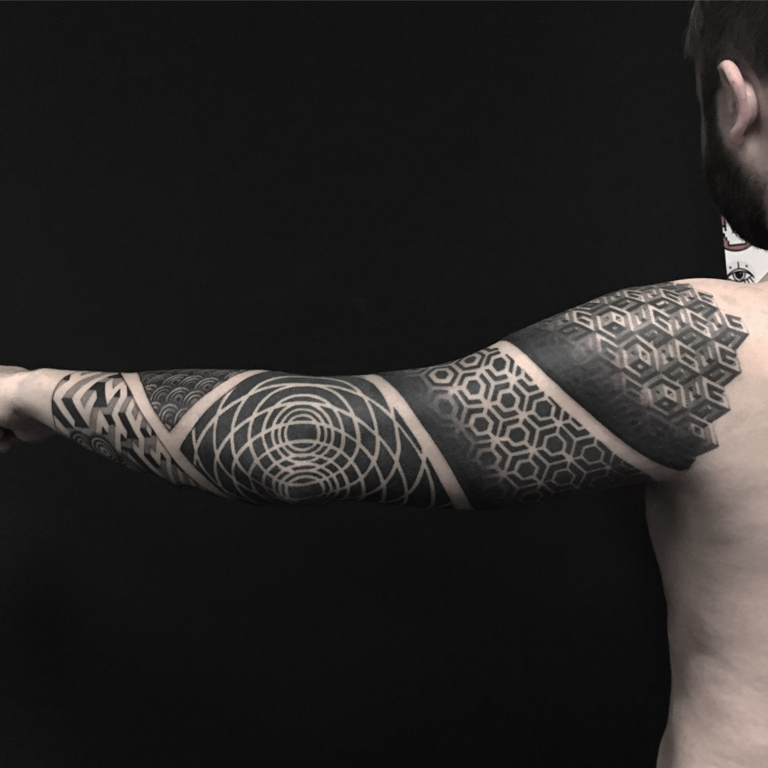 Geometric tattoo portfolio image 56