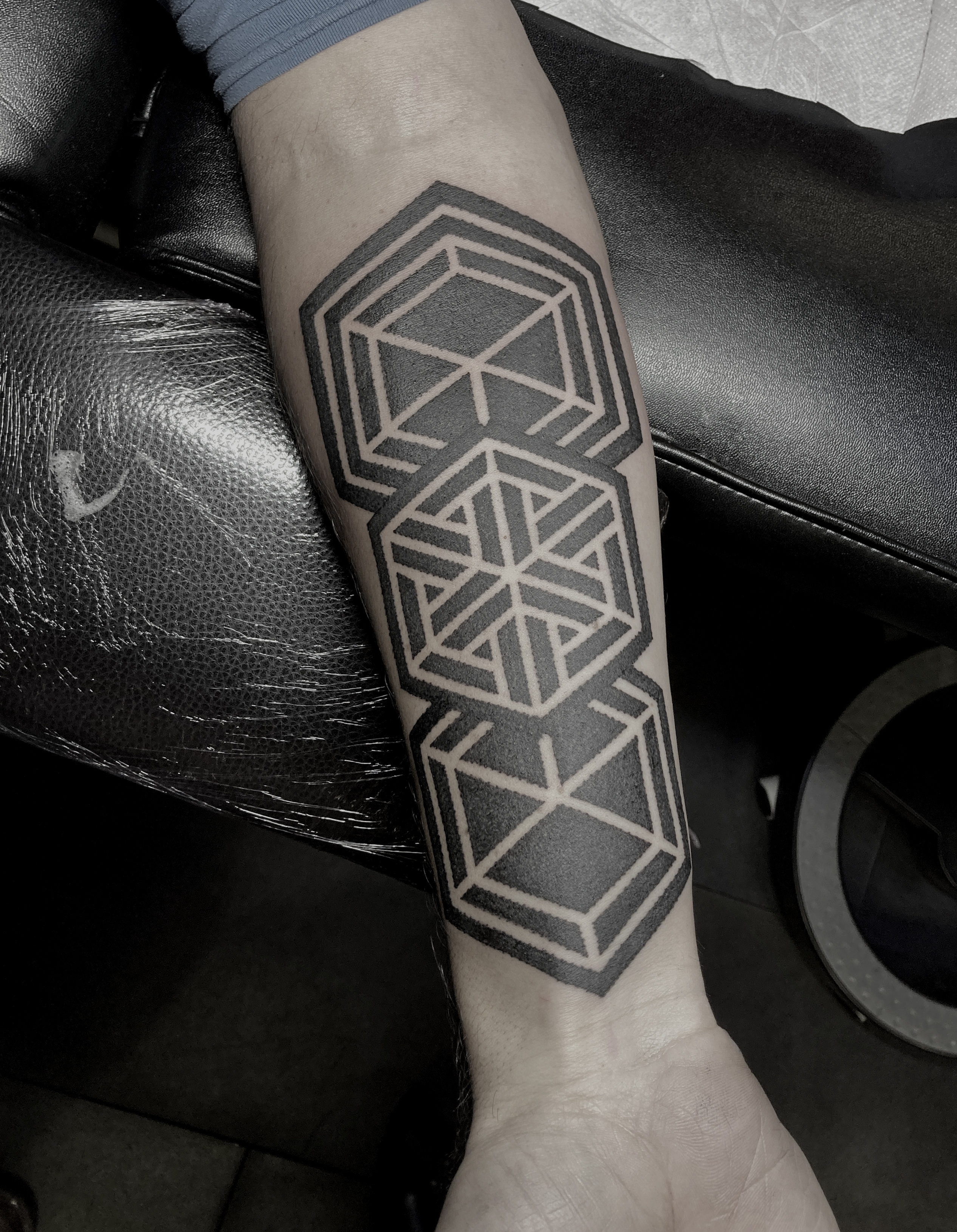 Geometric tattoo portfolio image 58