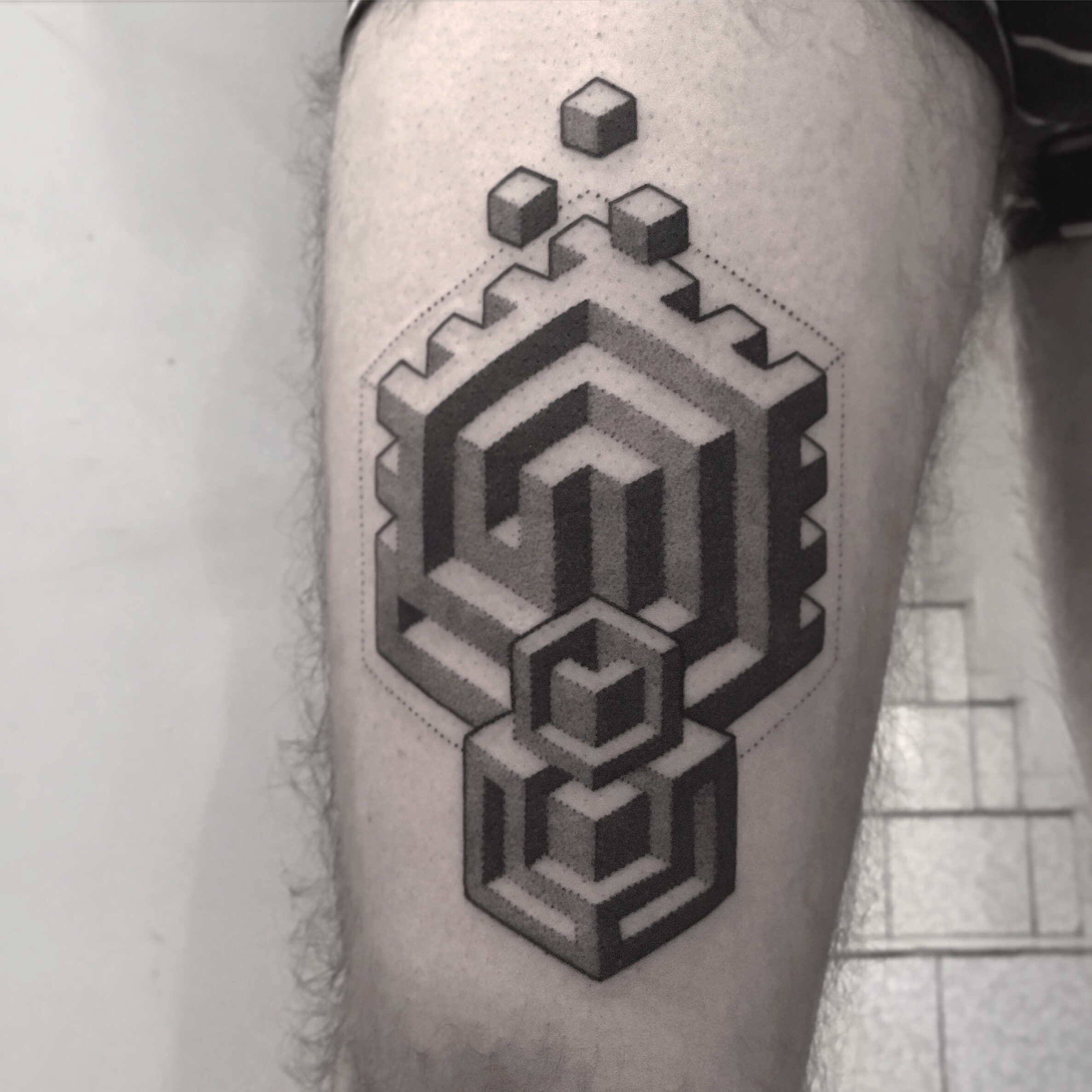 Geometric tattoo portfolio image 61