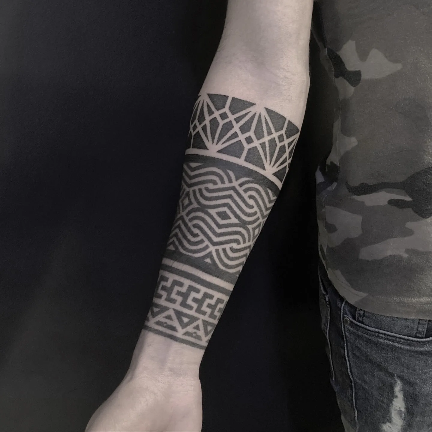 Tatouage Geometrique Bras Mandala Scrollwork – Le Nouveau Labo Bordeaux